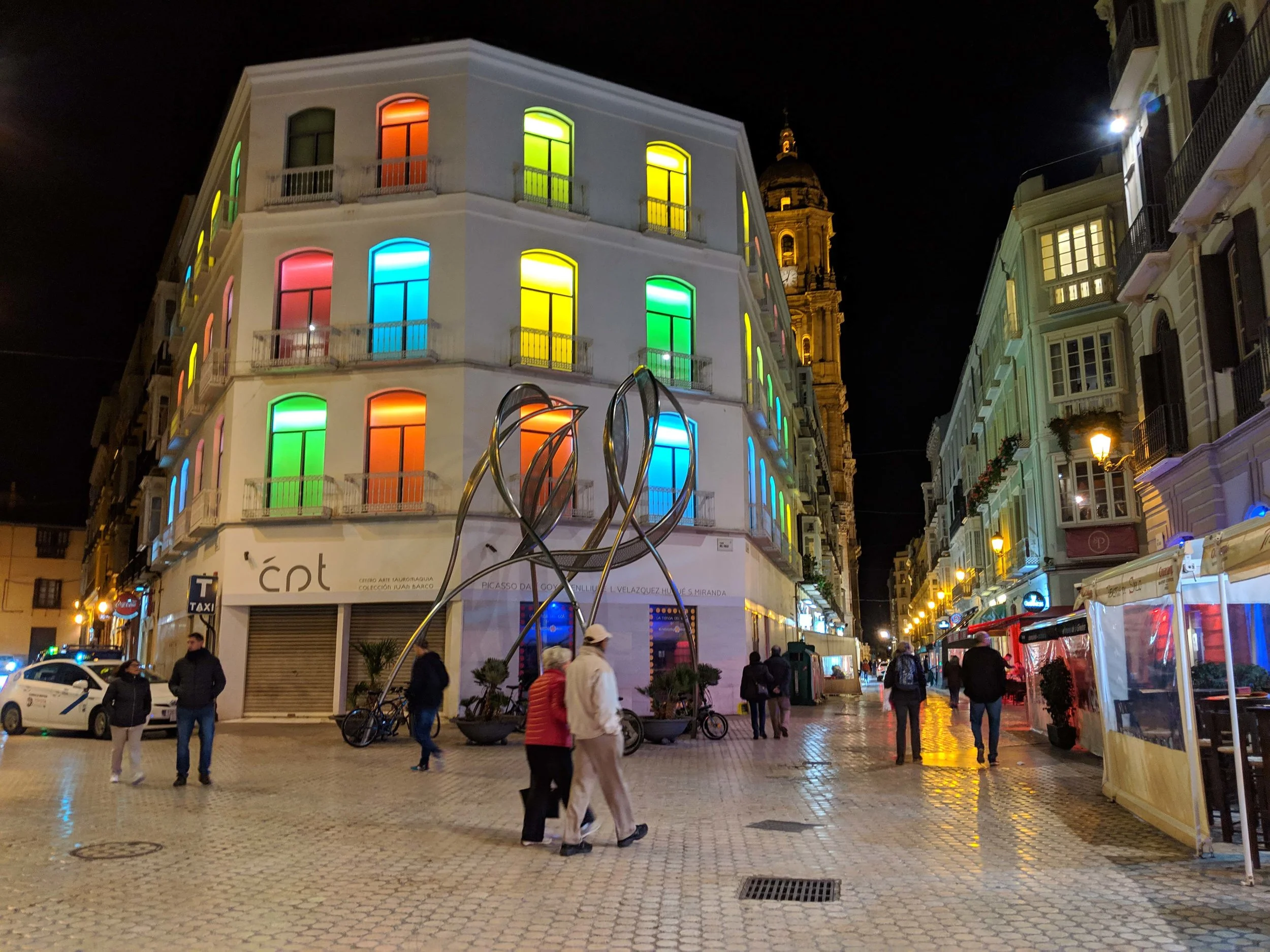 Exploring Centro at night