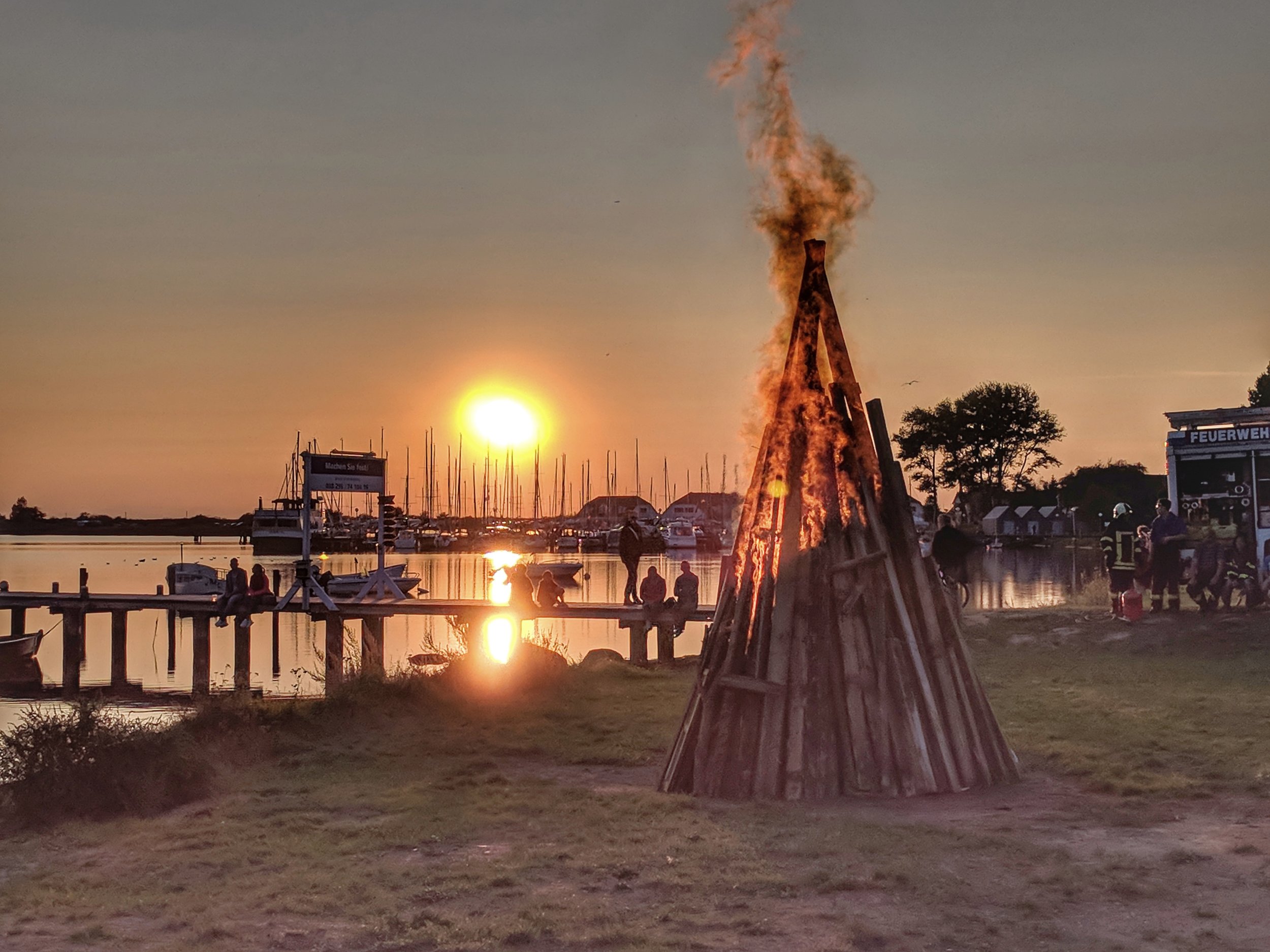 Baltic Beach Bonfire
