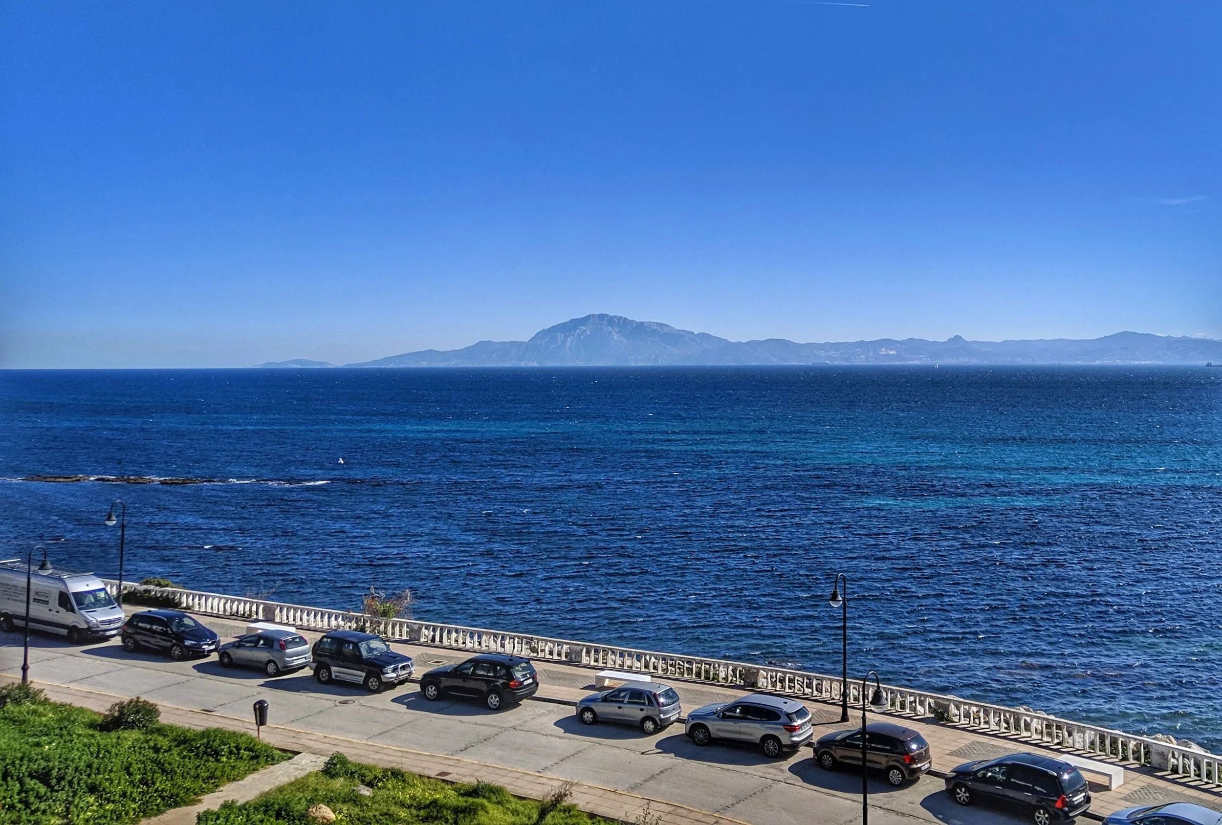 Views over to Africa from Tarifa