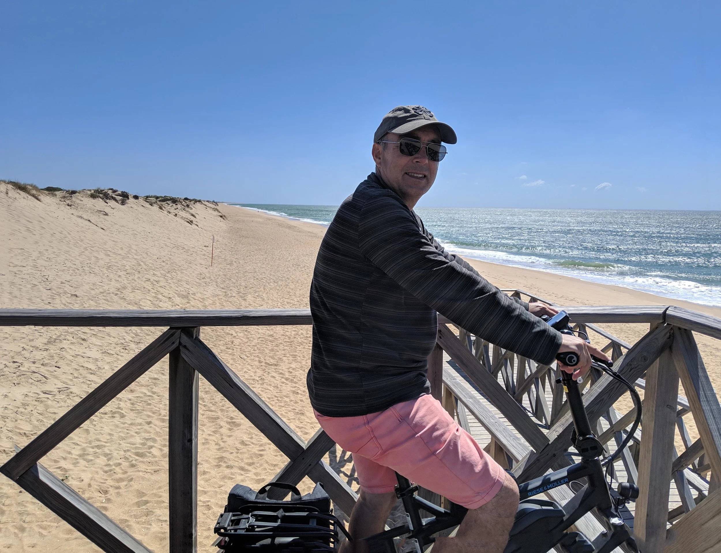 Cycling around the beautiful Ria Formosa