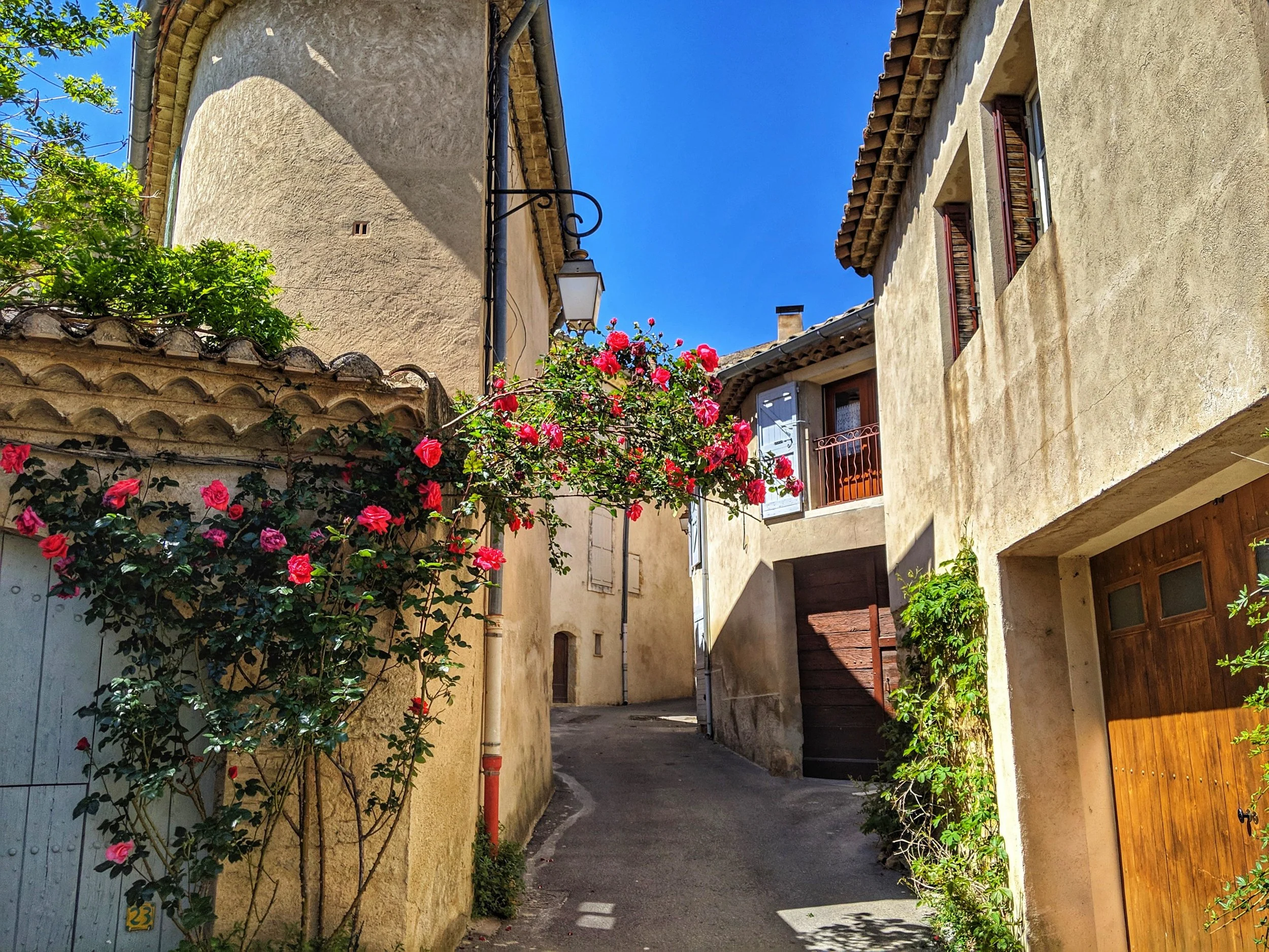 Pretty tumbling streets of Lourmarin