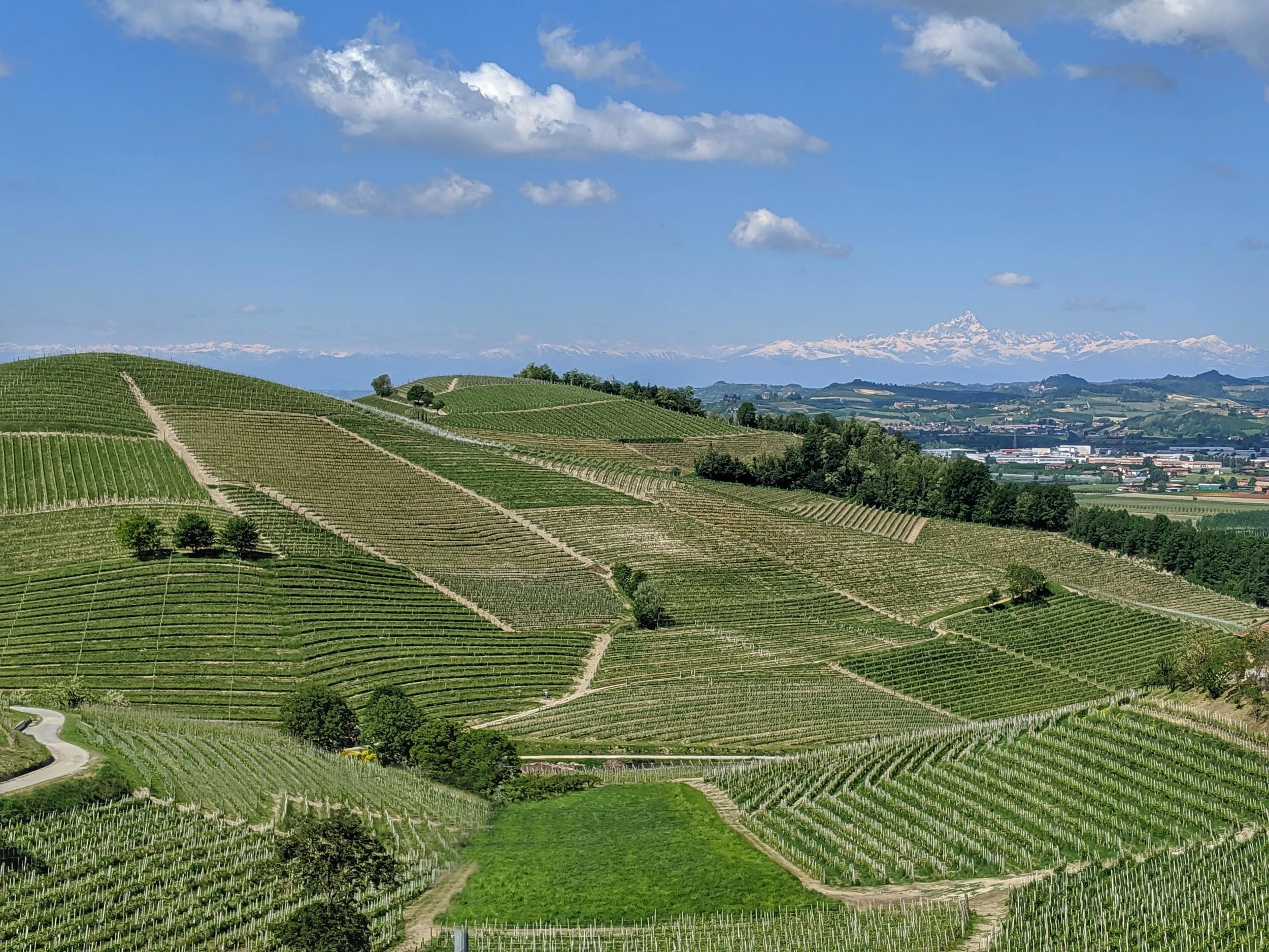 Made even more impressive by the presence of the Alps