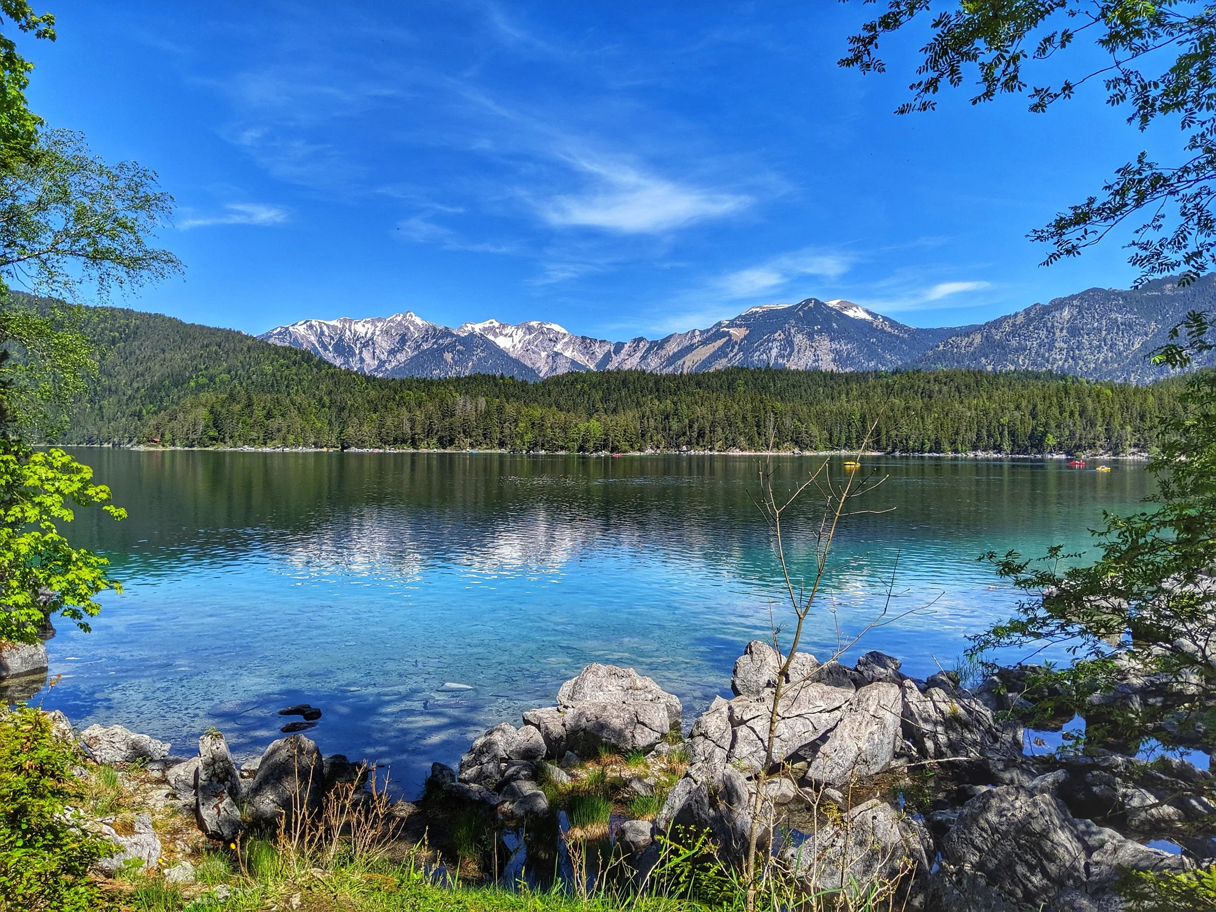 The views from all around Eibsee were wonderful