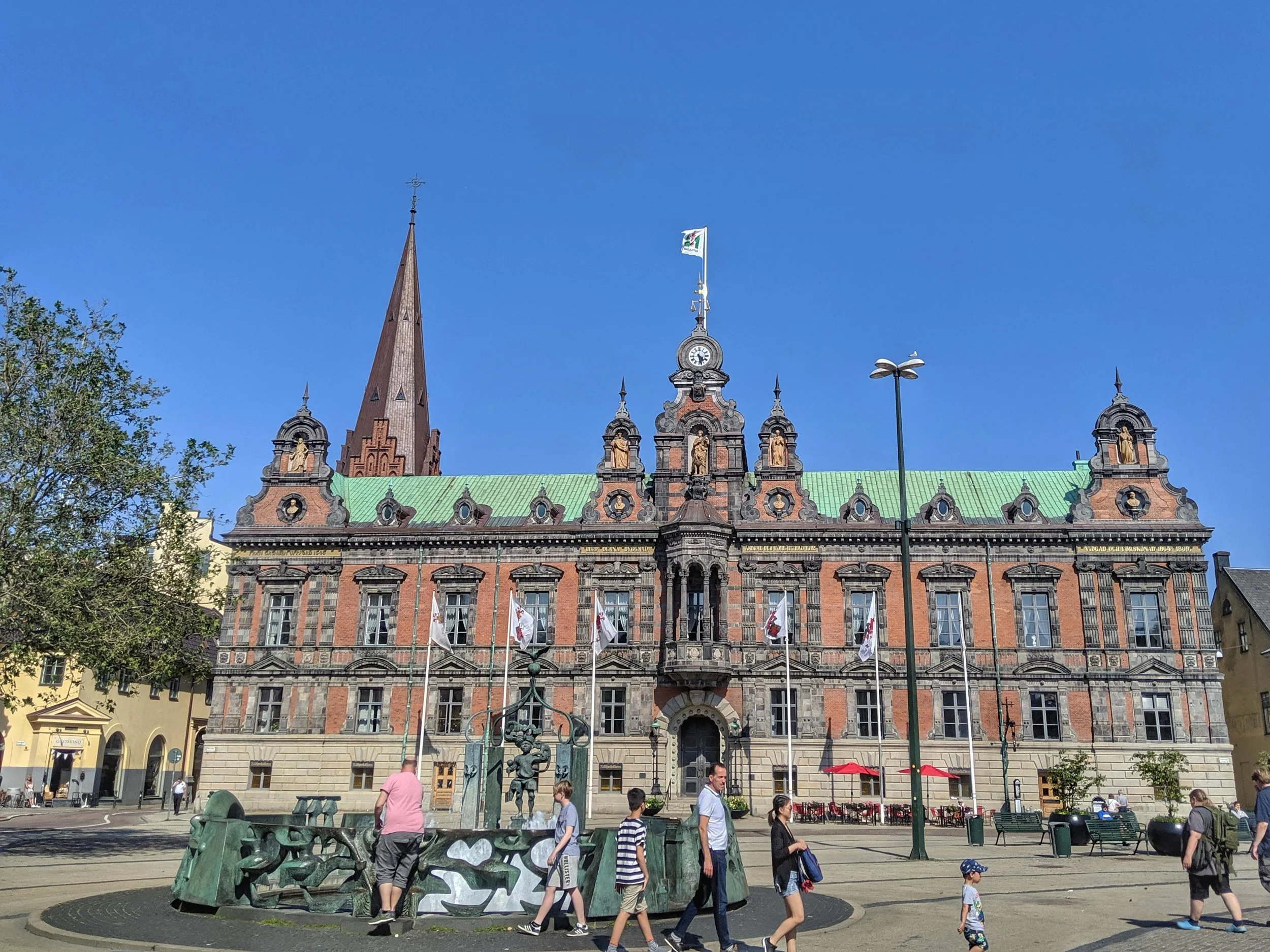 Malmo a city of contrasting architecture, the old…