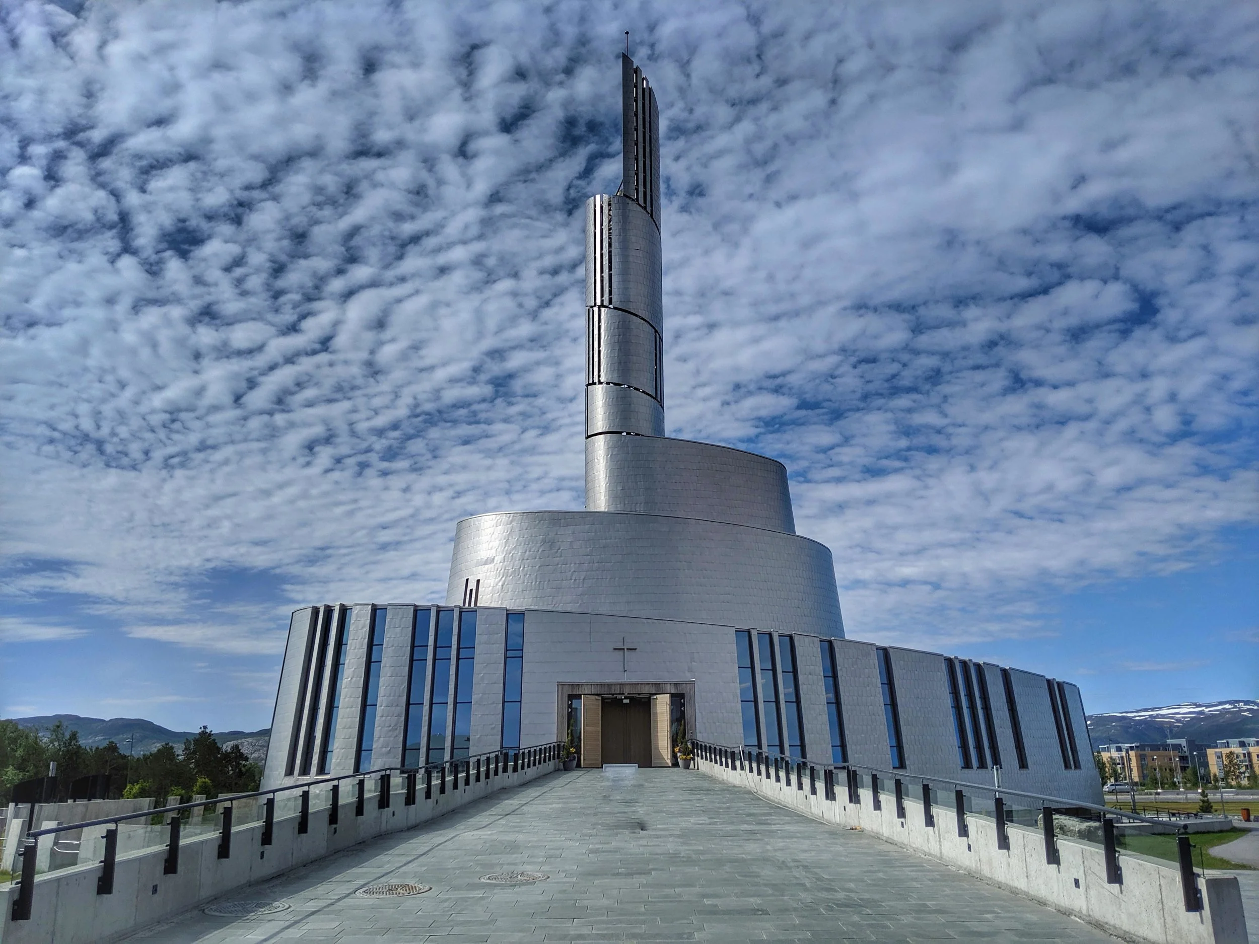The Northern Lights cathedral in Alta