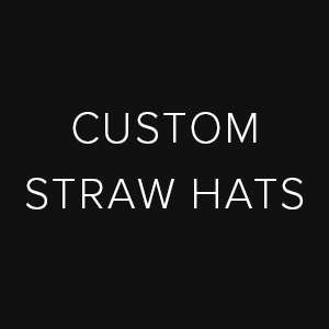 custom straw hats