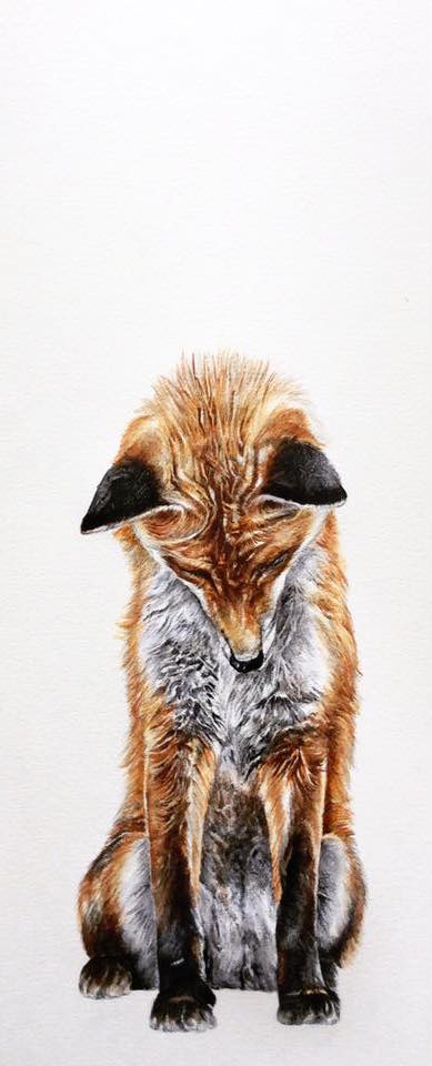 What's That? Original Mixed Media by Kate Simpson 80cm x 5 0cm