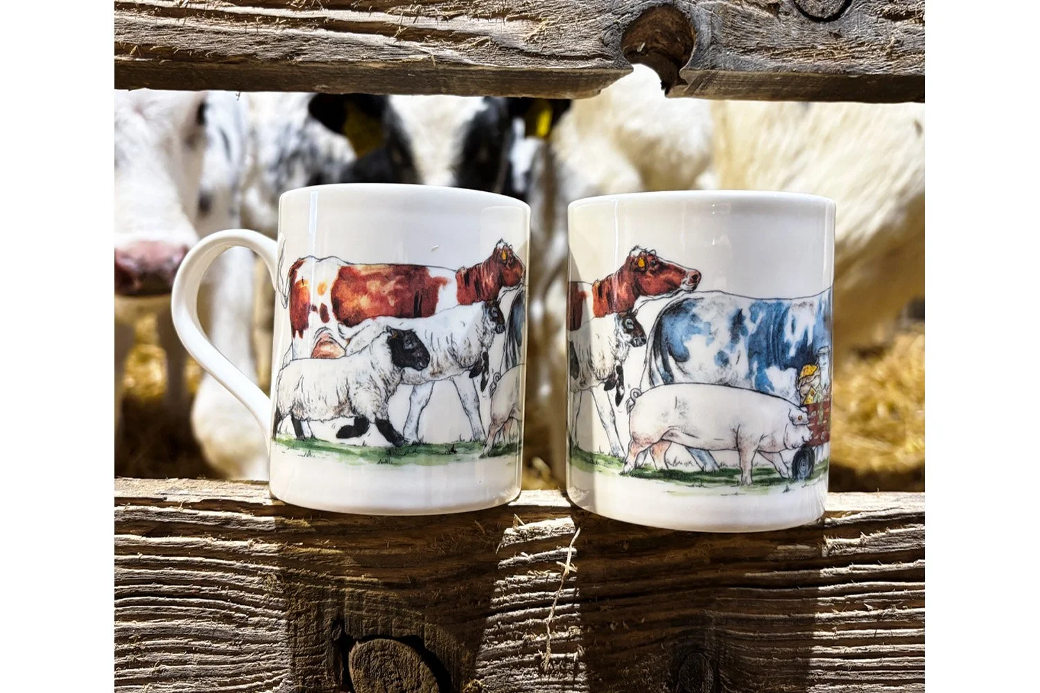 Fine Bone China Mug - Little Farmer & Friends