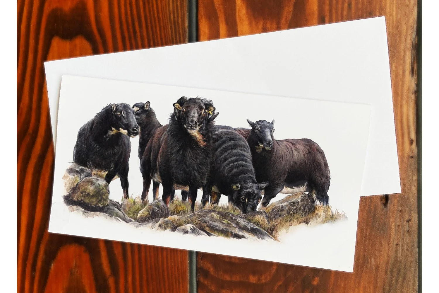 Fine Art Greeting Card - Torwen