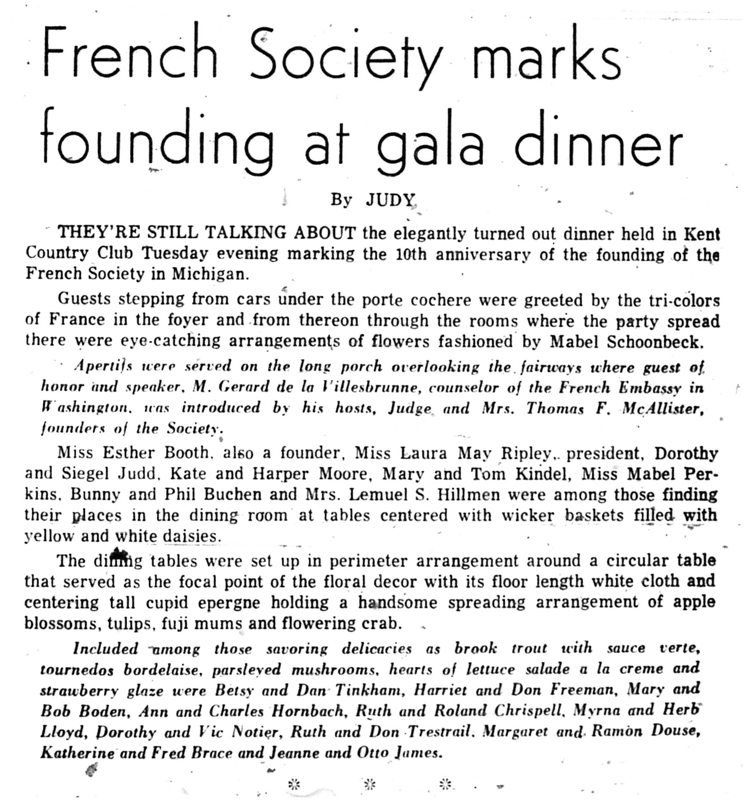 French Society marks founding at gala dinner 29 May 1966 Grand Rapids Press pg. 49.jpg