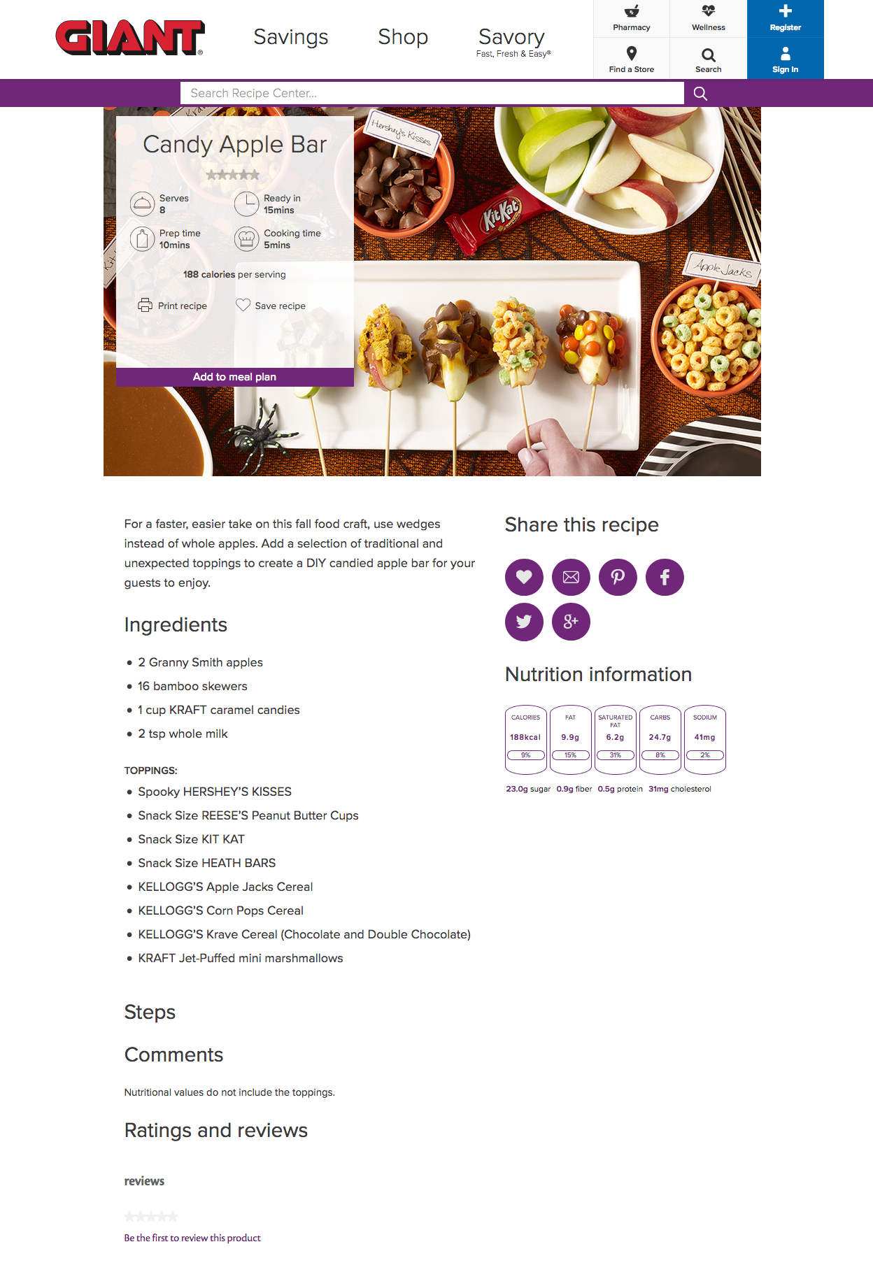 recipe landing page (Copy)