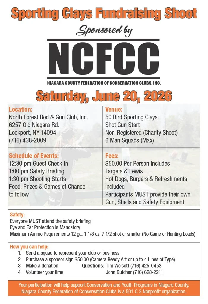Event Flyer: NCFCC Charity Shoot