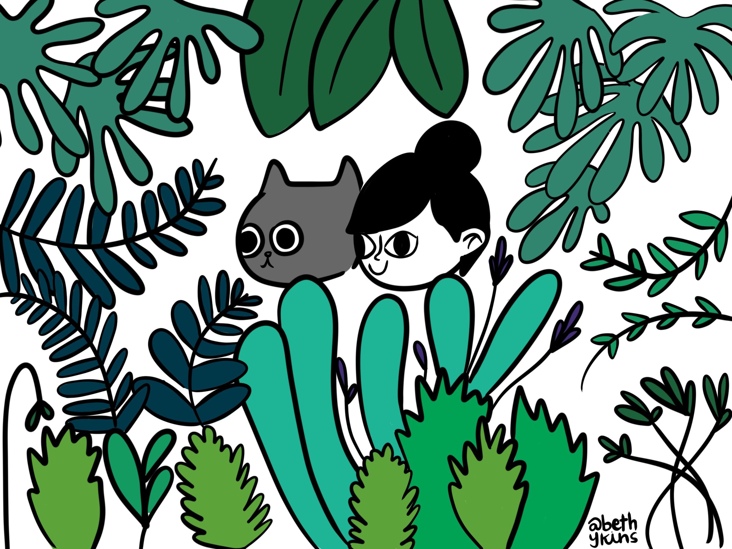 3 of #100catsandhumans