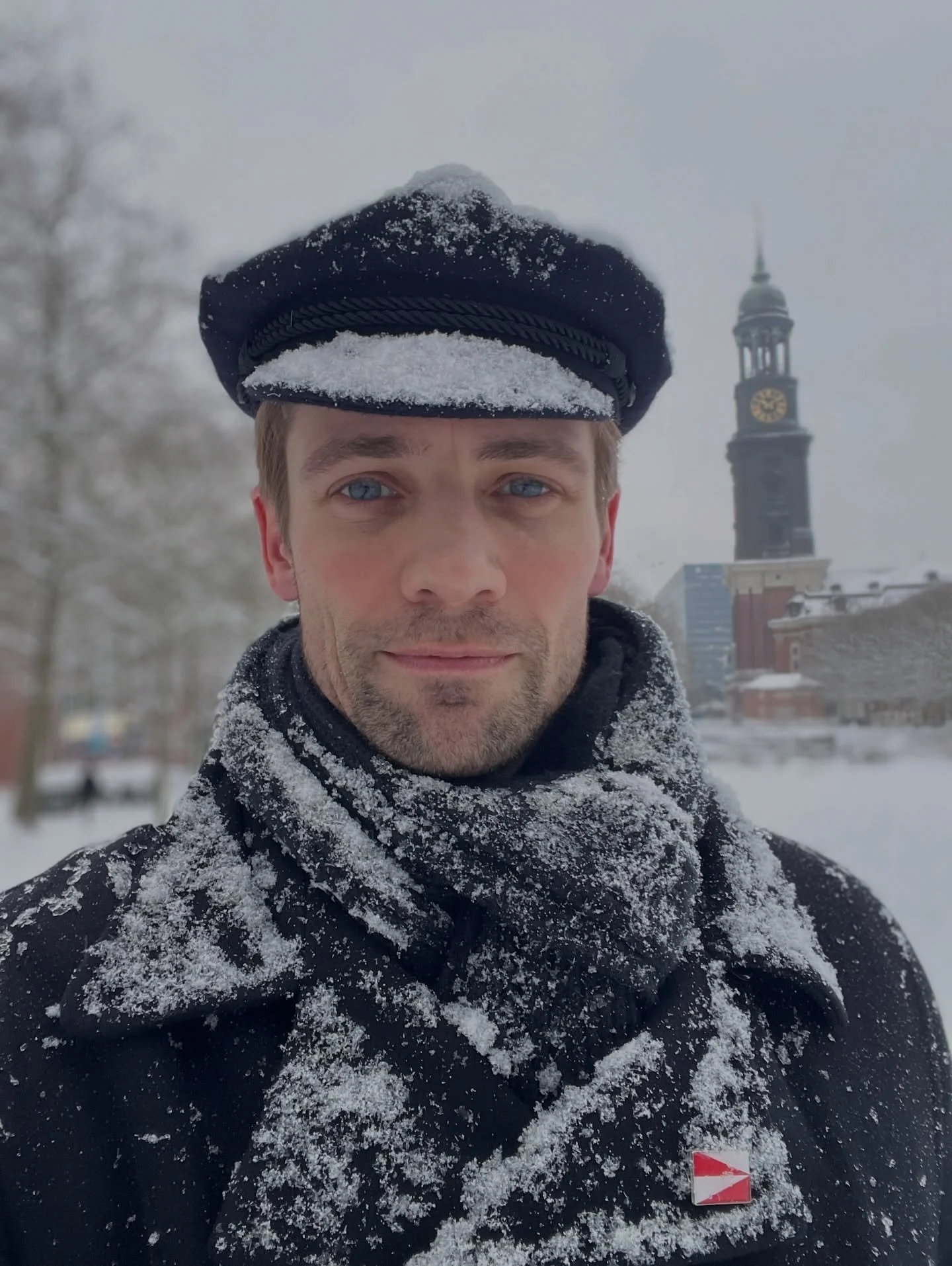 Hamborg in&rsquo;n Winter ❄️ 
#hamburg #snow #winter #michel #stmichaelis