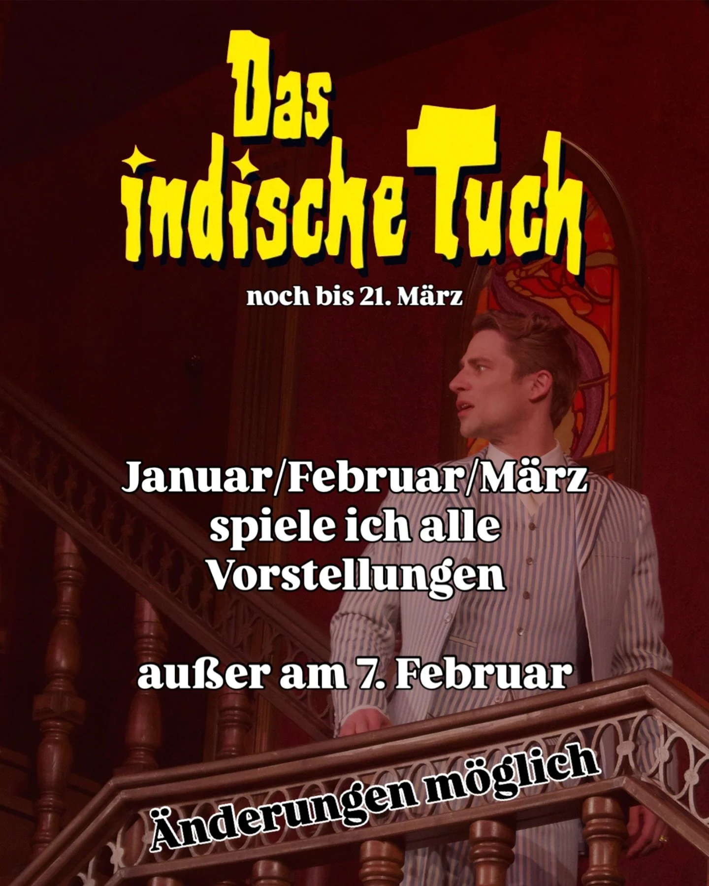 &bdquo;Das indische Tuch&ldquo;
noch bis zum 21. M&auml;rz am @imperialtheater