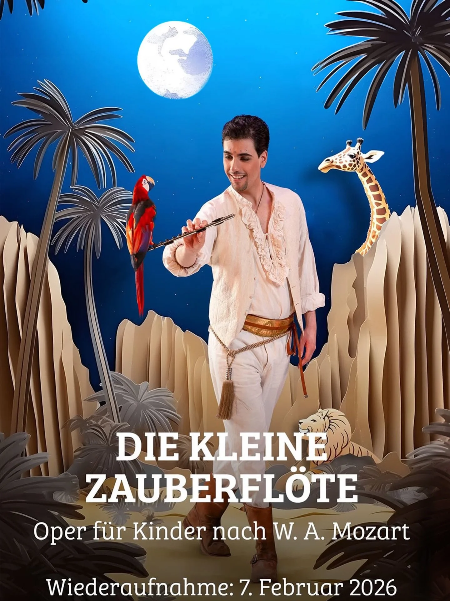 &bdquo;Die kleine Zauberfl&ouml;te&ldquo;
07.02. &ndash; 31.05.2026 @alleetheater 
#mozart #opera #alleetheater #singer #theatre