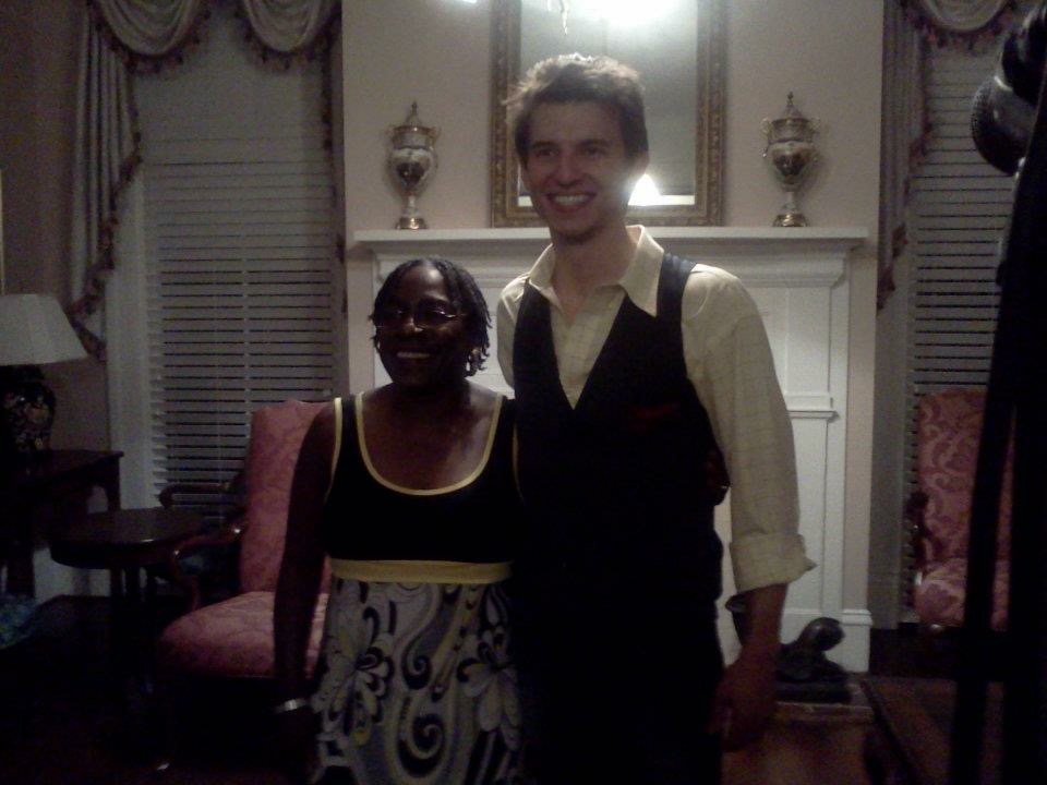 Sharon and I after a show of mine in North Augusta - Lookaway Hall - February 2012