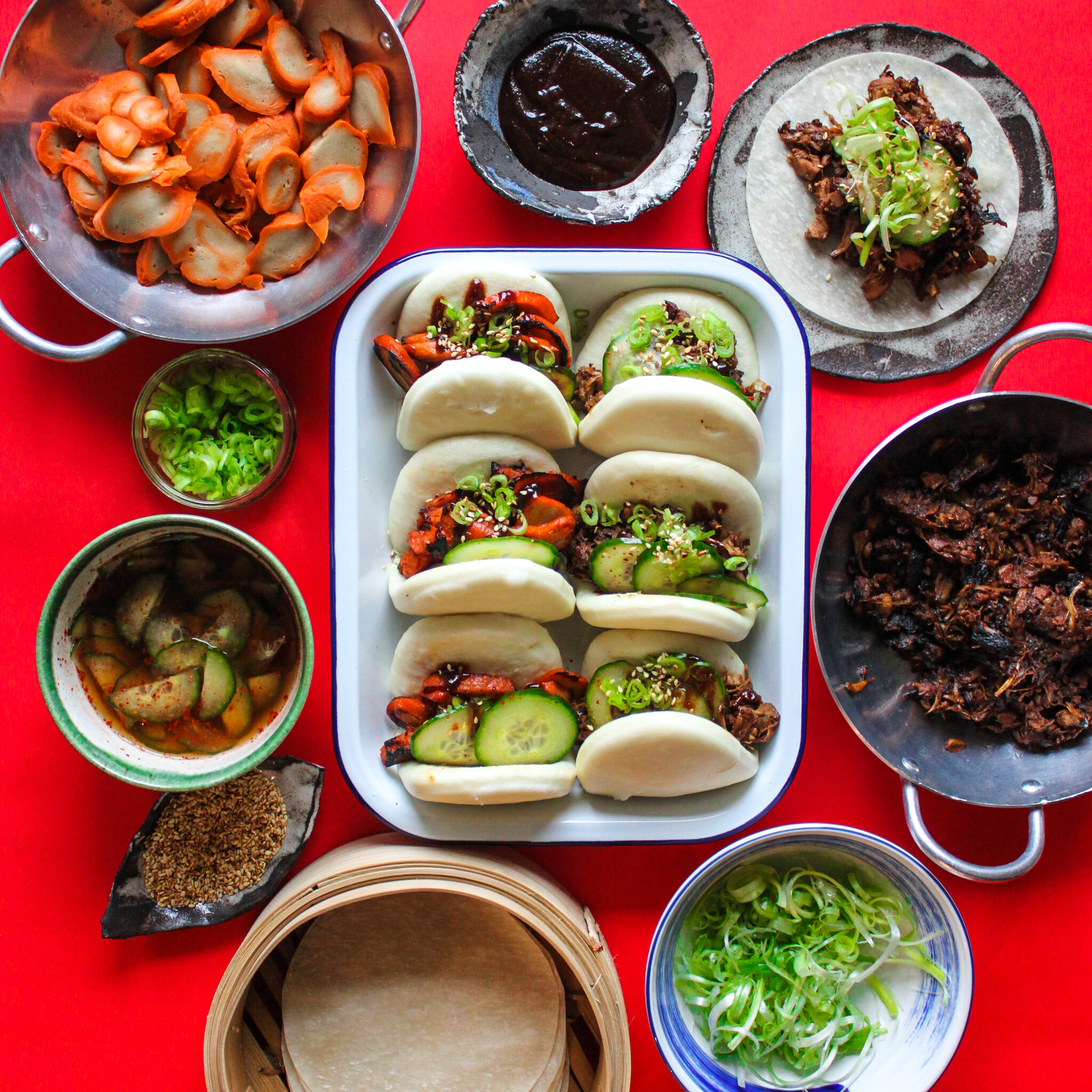 Char Siu Bao &amp; Pancake Kit (6 Large Baos) | Limited Edition