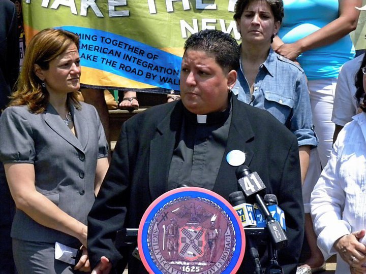 City Council Speaker Melissa Mark-Viverito and Rev. Carmen