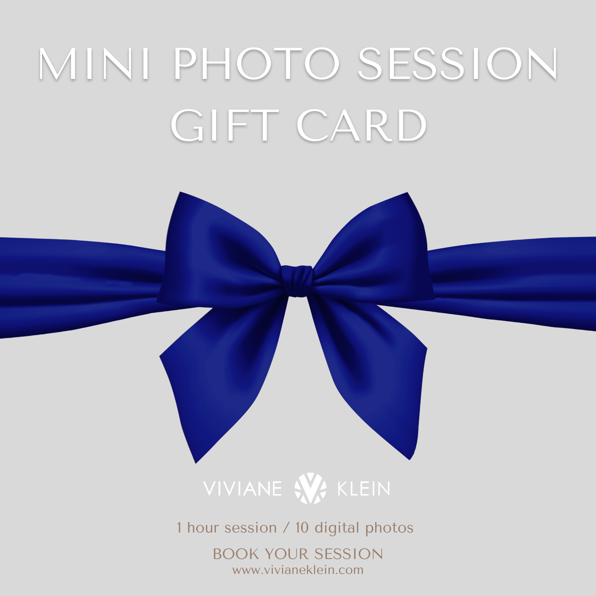 Mini Photo Session Gift Card