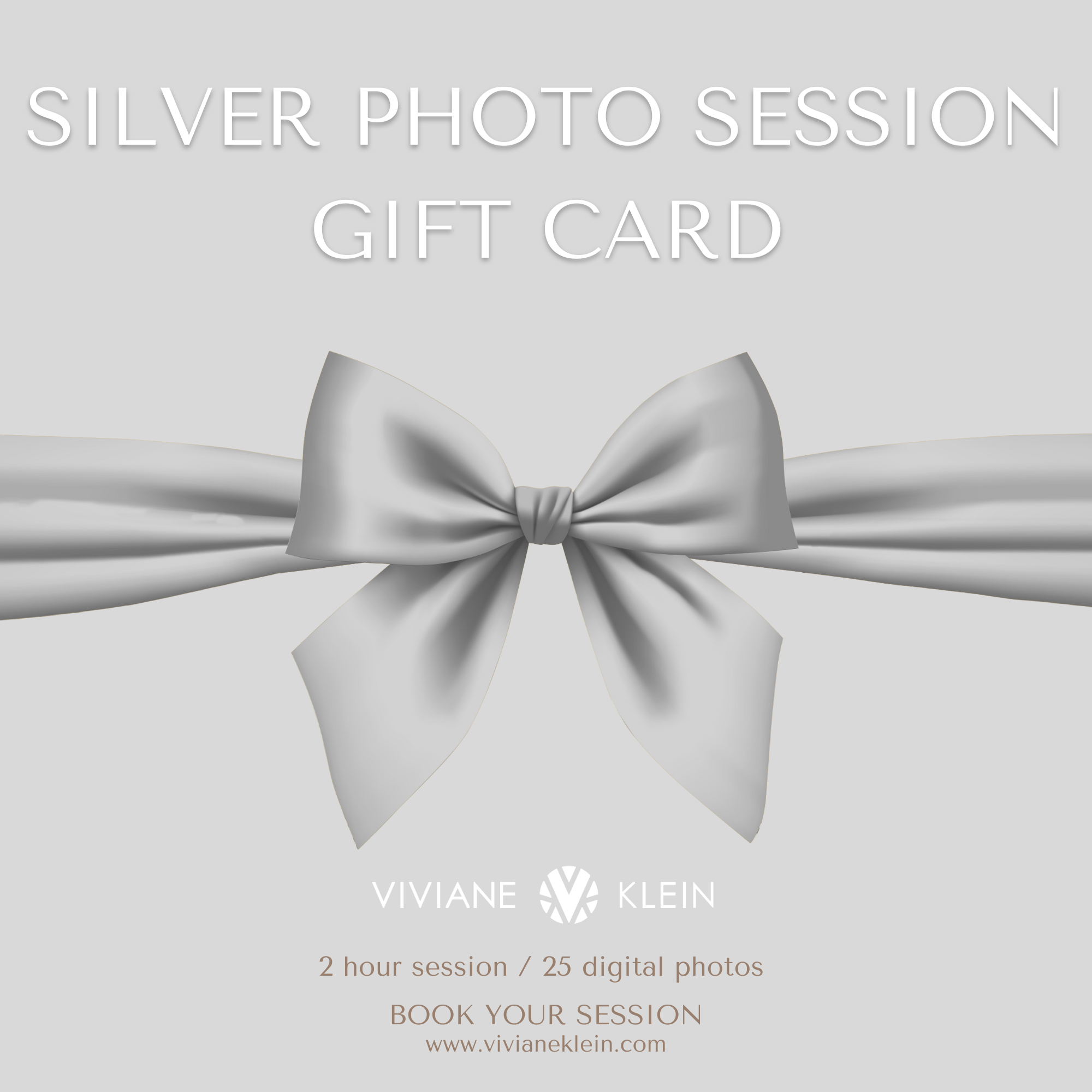 Silver Photo Session Gift Card