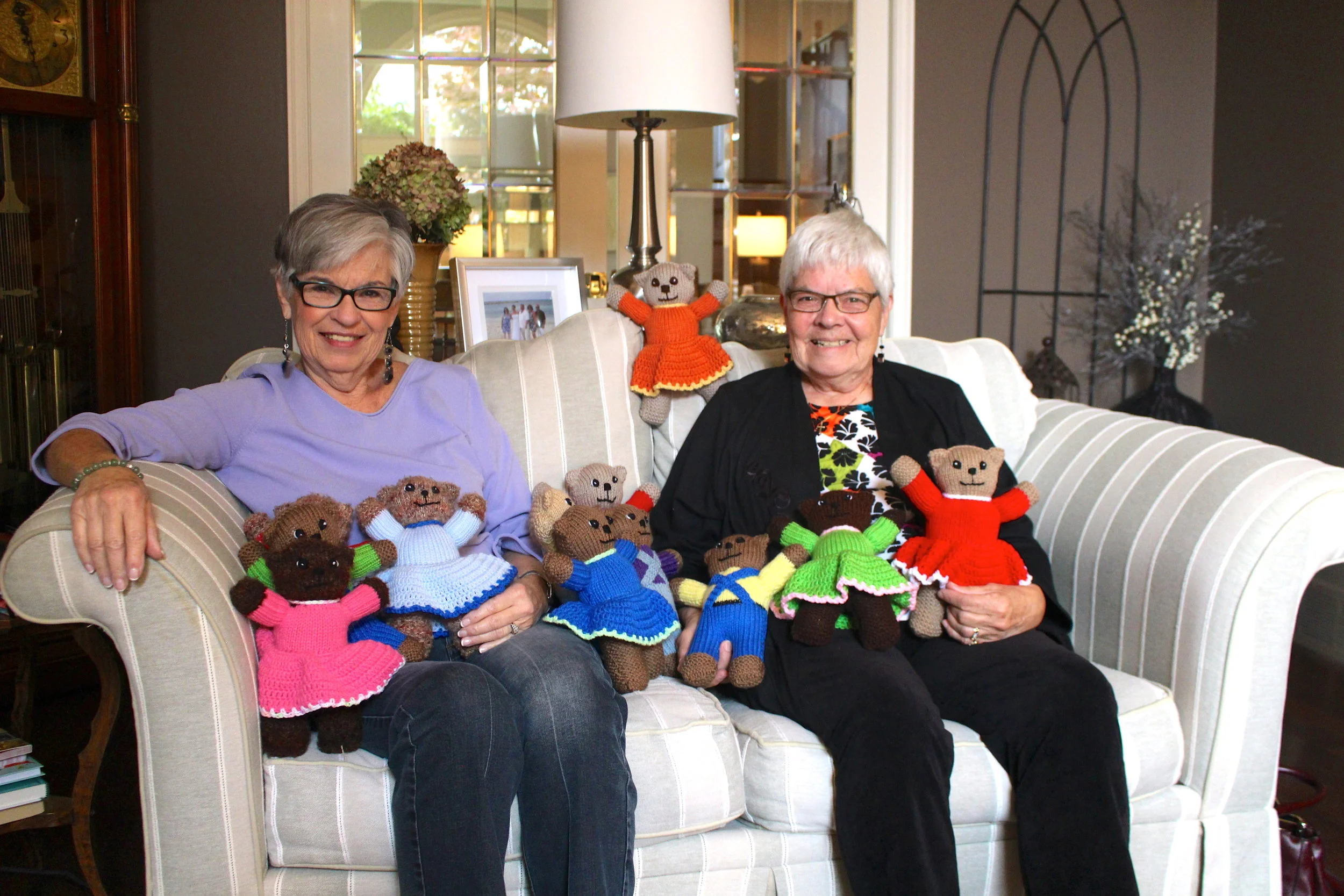 Betty Lou Chambers (left) and Fran Milburn (right)