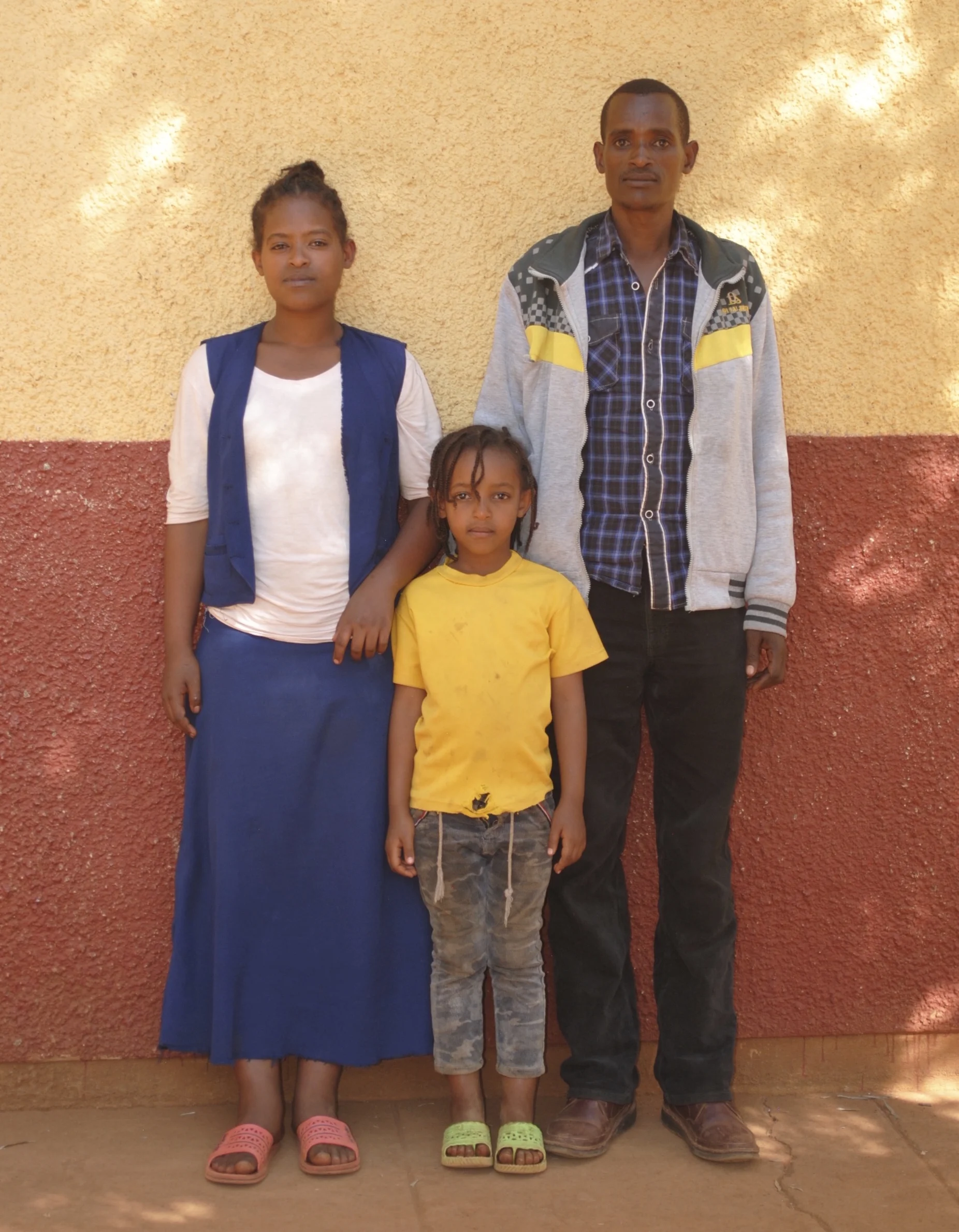 Wubalem and her family