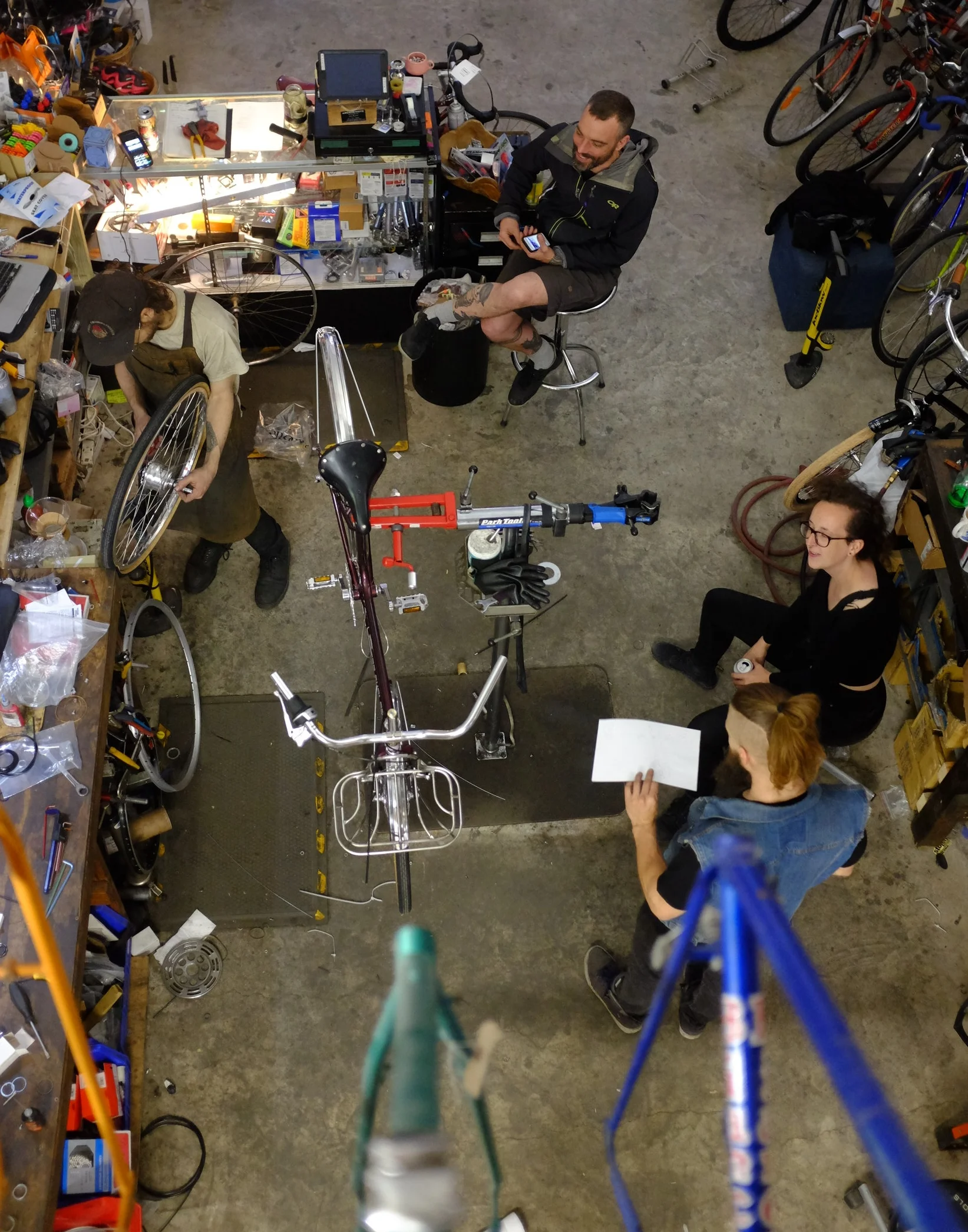  The workshop from above 
