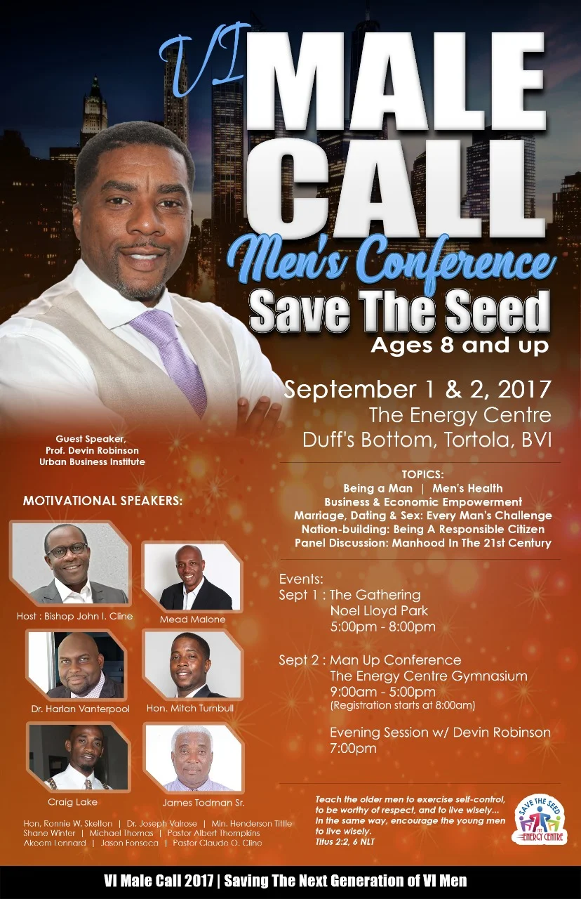 Virgin Islands Male Call Man Up Conference