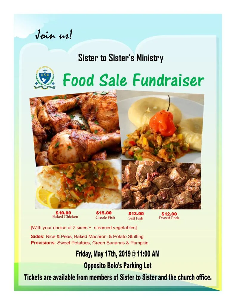 Sister 2 Sister Fundraiser Food Sale