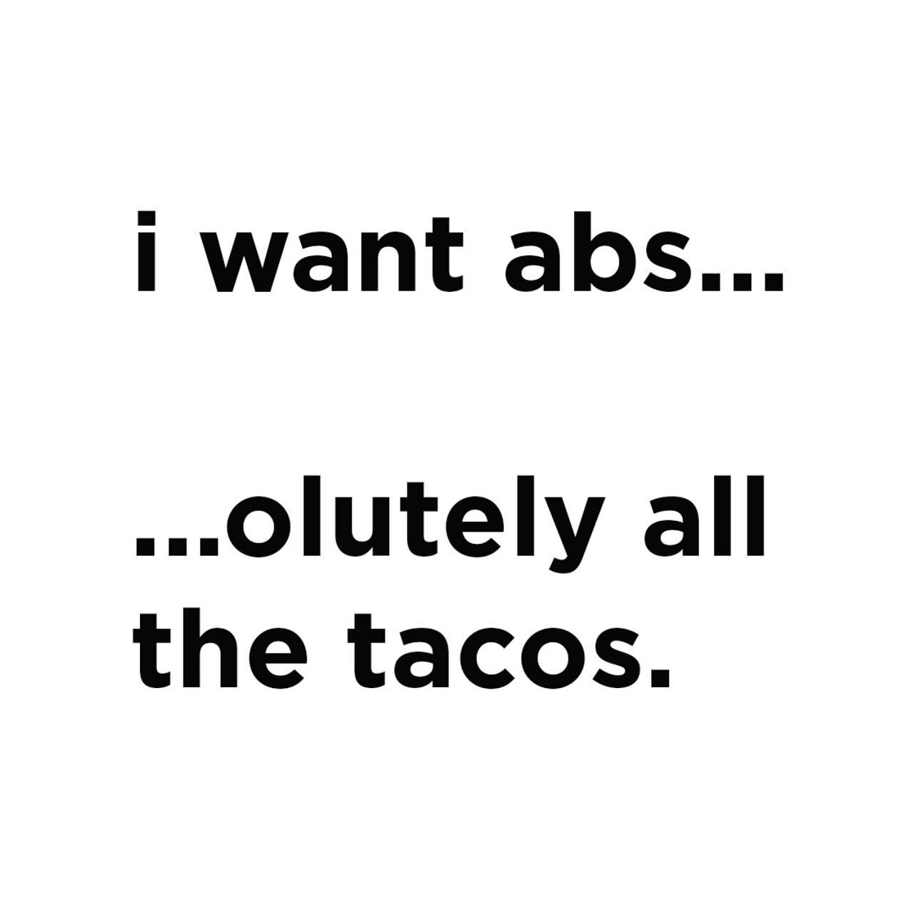 Abs are made in la cocina 🌮 
 #tacoboutit