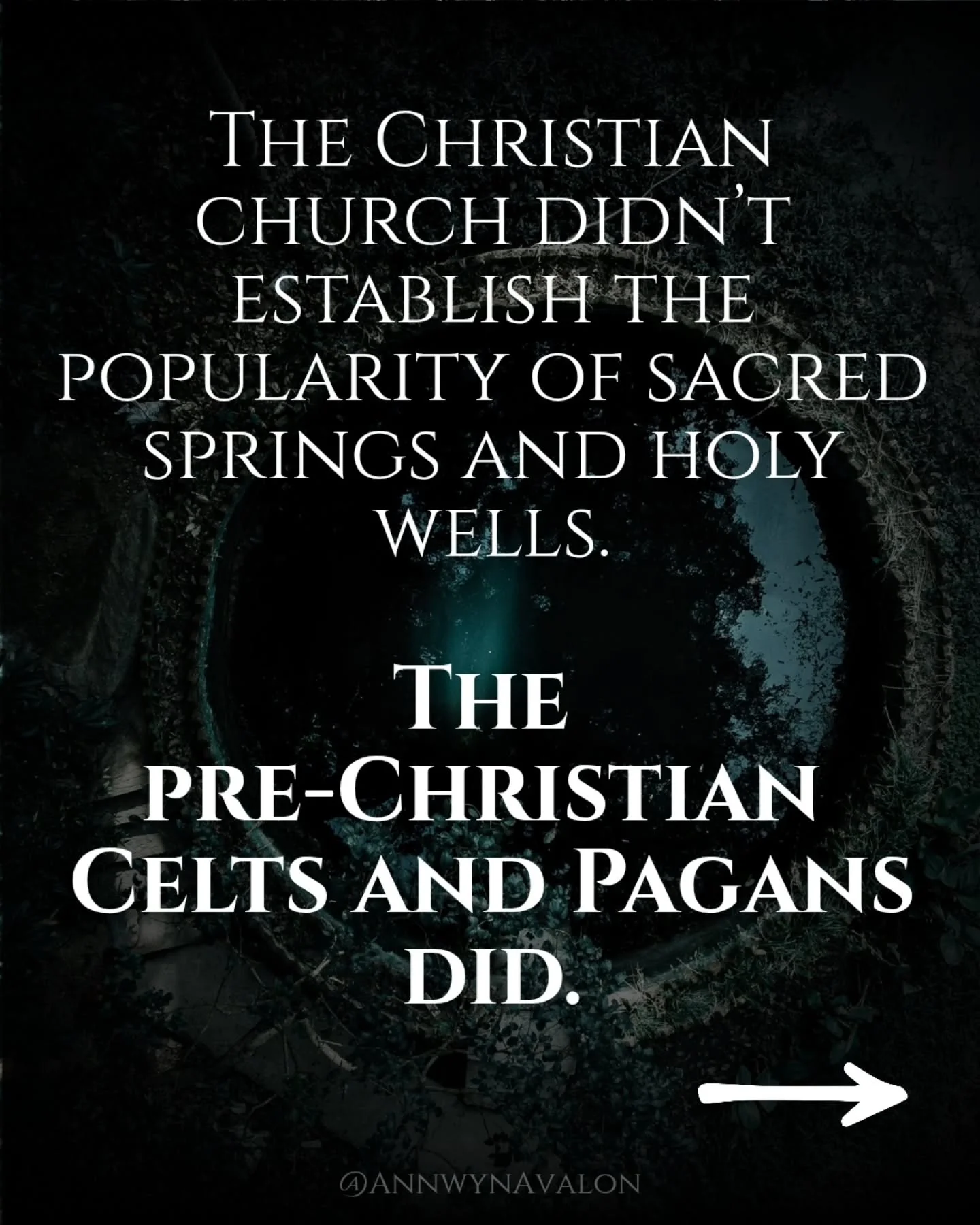 Water has always been sacred.

Our ancient ancestors knew this and established places of worship at the waters edge. 

The Romans, then the Christian churches, grabbed these sacred places to control the flow of water.

Today, corporations are doing t