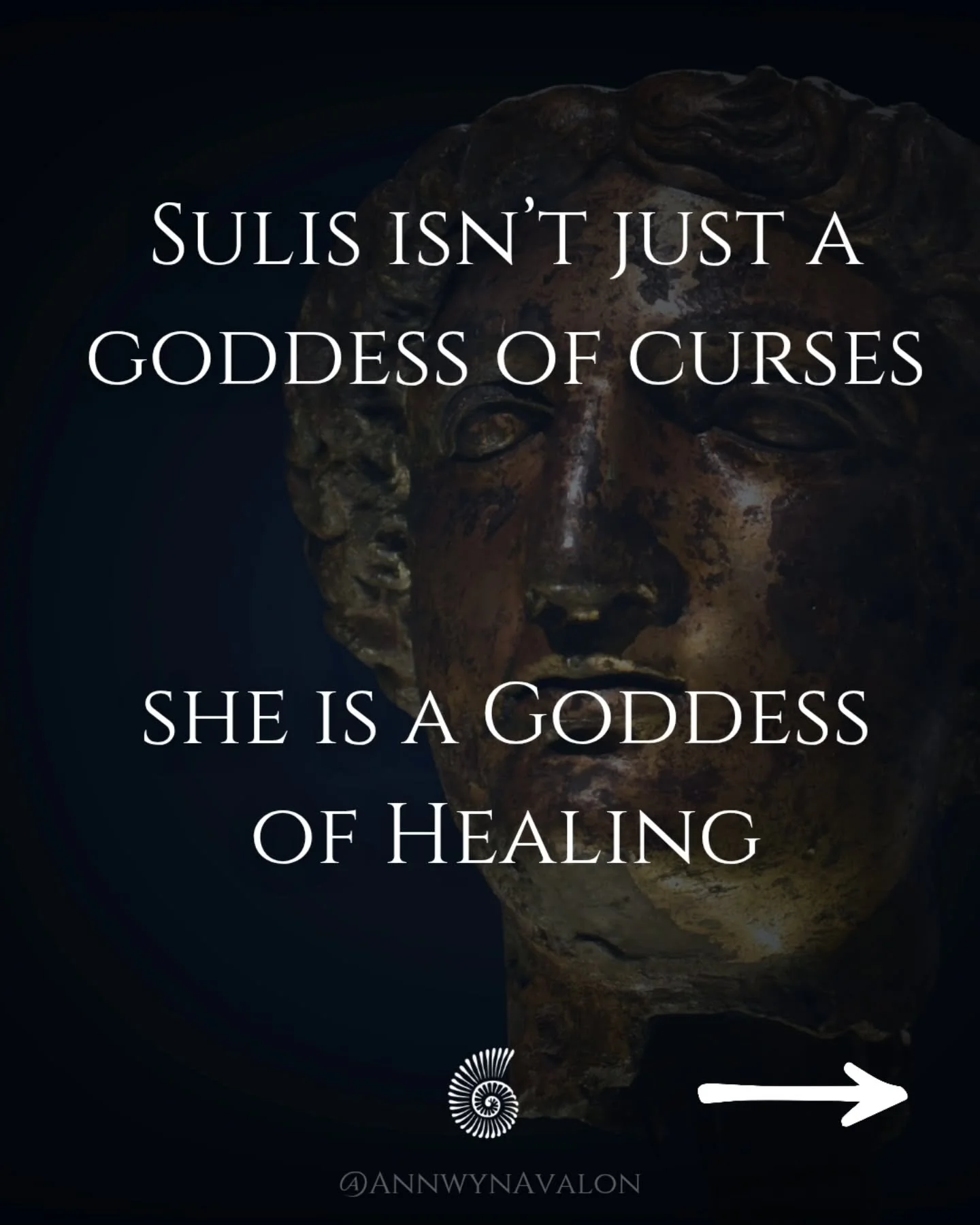 Sulis may be a Goddess of curses, but she is also a Goddess of healing and the Thermal Waters.

She has been worshipped for thousands of years and still has devotees today.

#waterwisdom #healingwaters #watergoddess