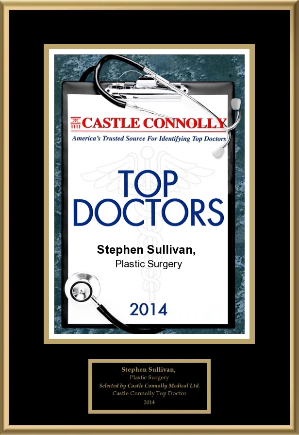 Castle Connolly Dr. Stephen Sullivan is a 2014 America’s Top Doctor and Plastic Surgeon, selected by his medical peers from across the U.S. This honor IS given to only the top plastic surgeons and medical specialists.