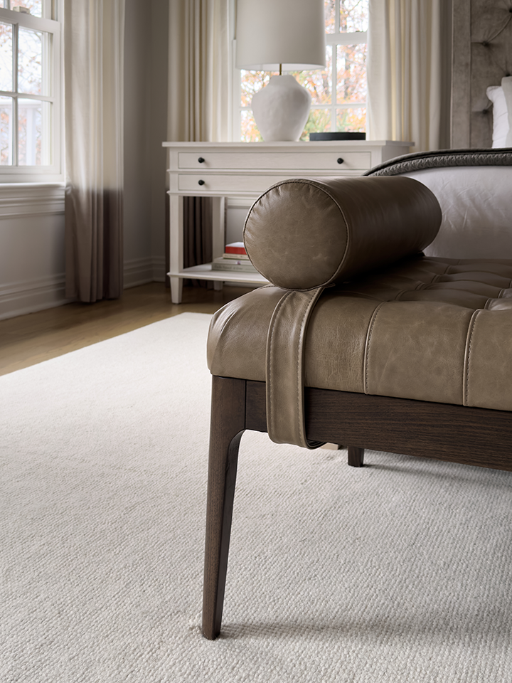 Primary bedroom with leather bench in Summit NJ copy.png