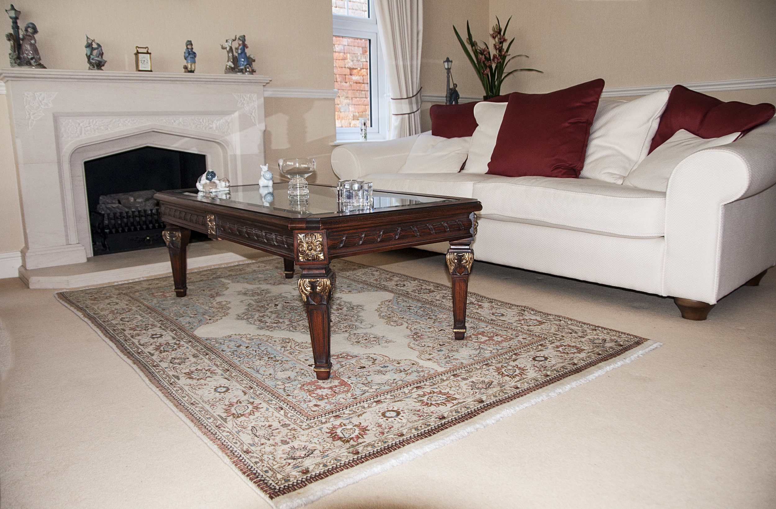 (Vintage Range) Old Persian Tabriz "Tabatabai Signature"