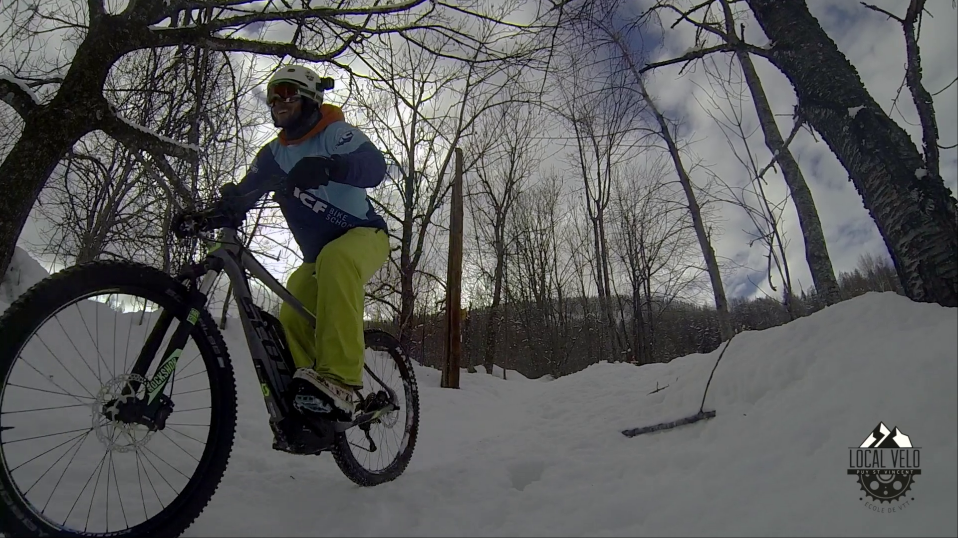 VTT sur neige Puy St Vincent