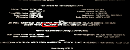 Credits for Thor : Ragnarok