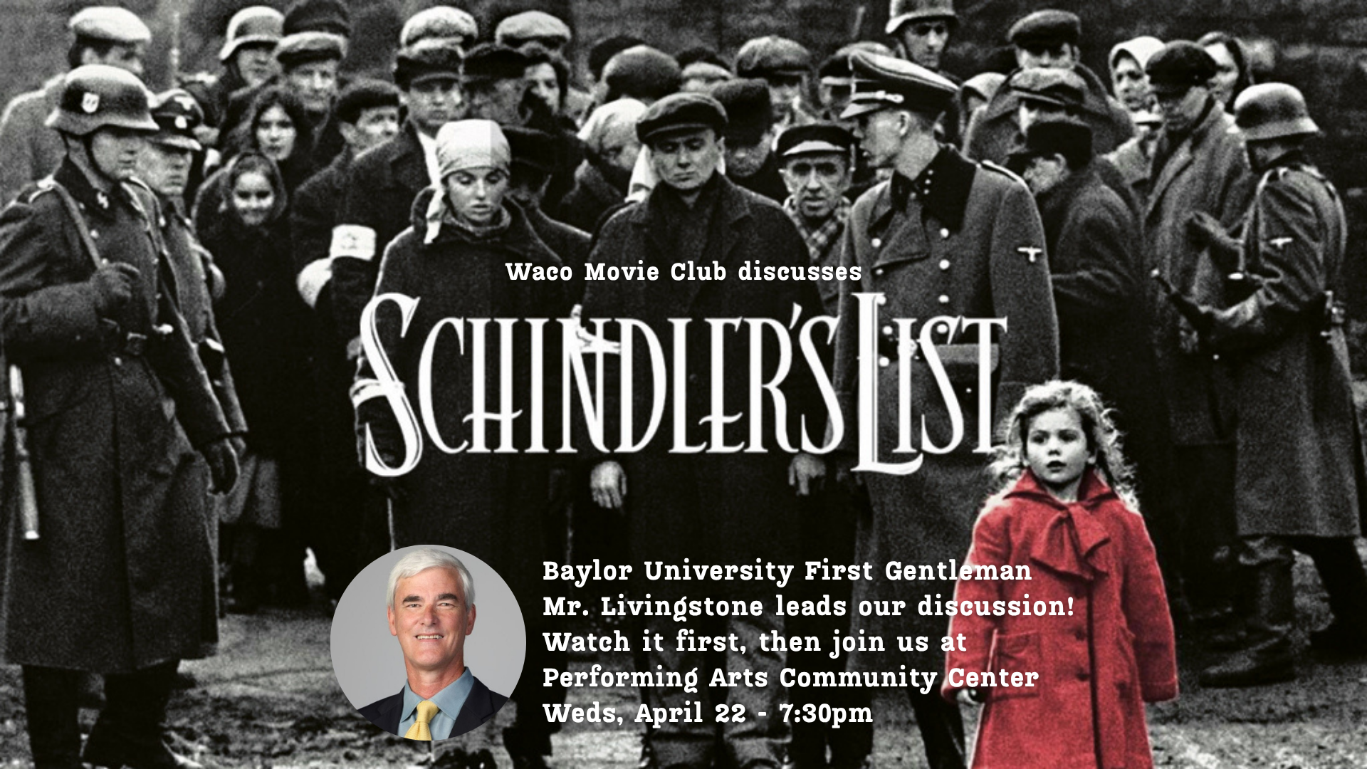 Waco Movie Club: Schindler's List