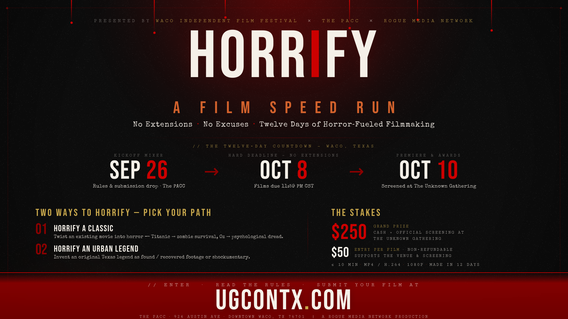 Horrify Kickoff Mixer