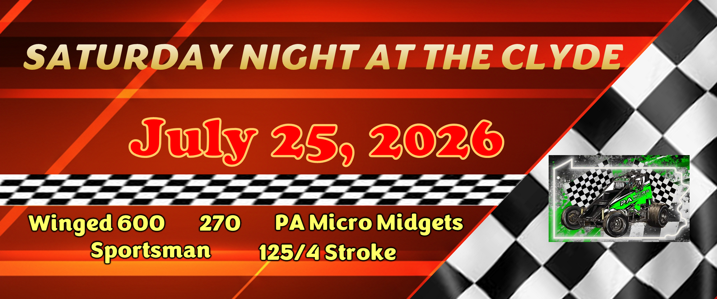 SATURDAY NIGHT AT THE CLYDE plus PA Micro Midgets