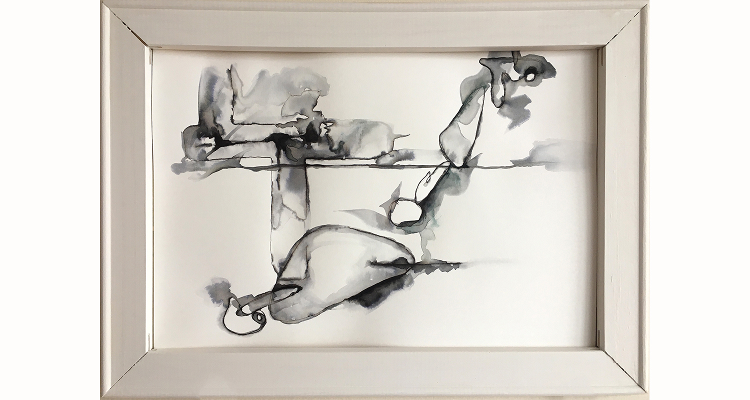 B&W No. 2 (2017); 11" x 15"
