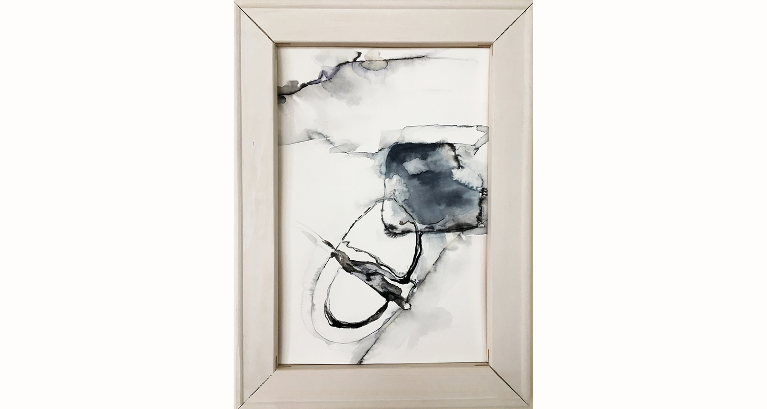 B&W No. 4 (2017); 9" x 12"
