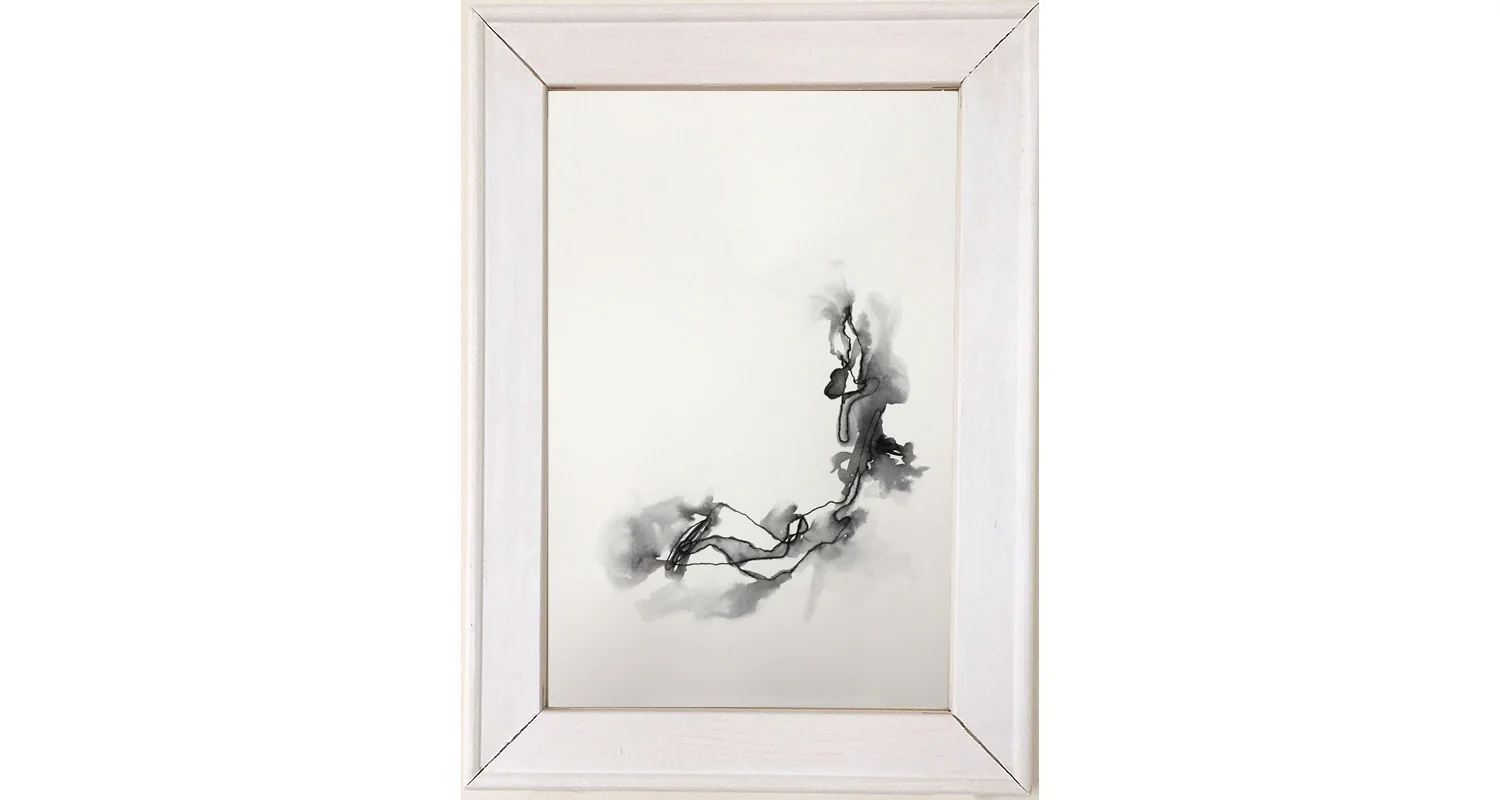 B&W No. 15 (2017); 9" x 6"
