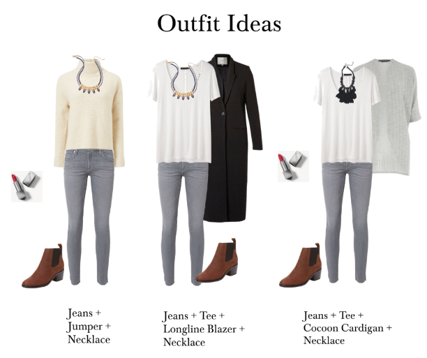 grey skinny jeans outfits