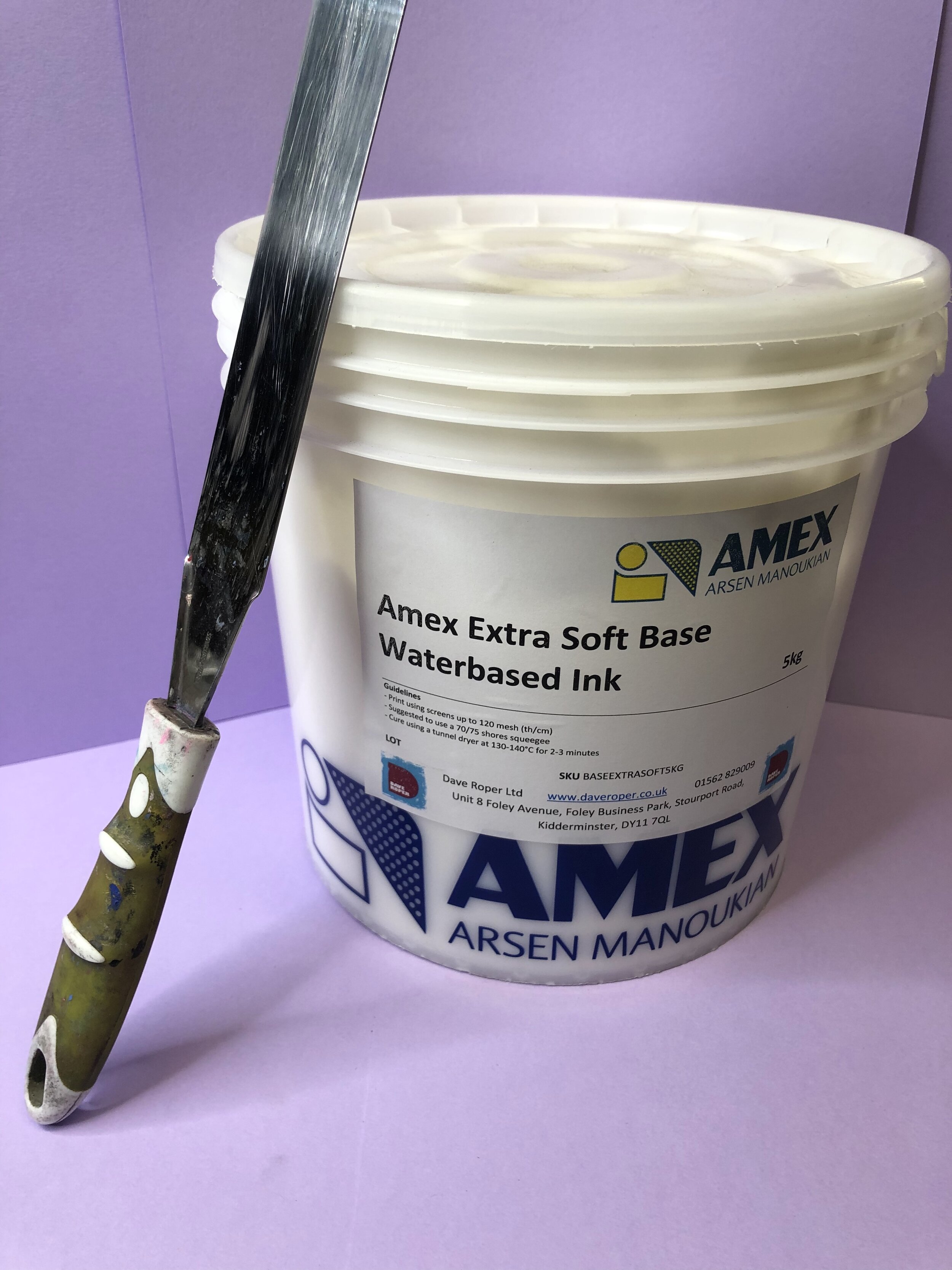 Amex Extra Soft Base Waterbased Ink