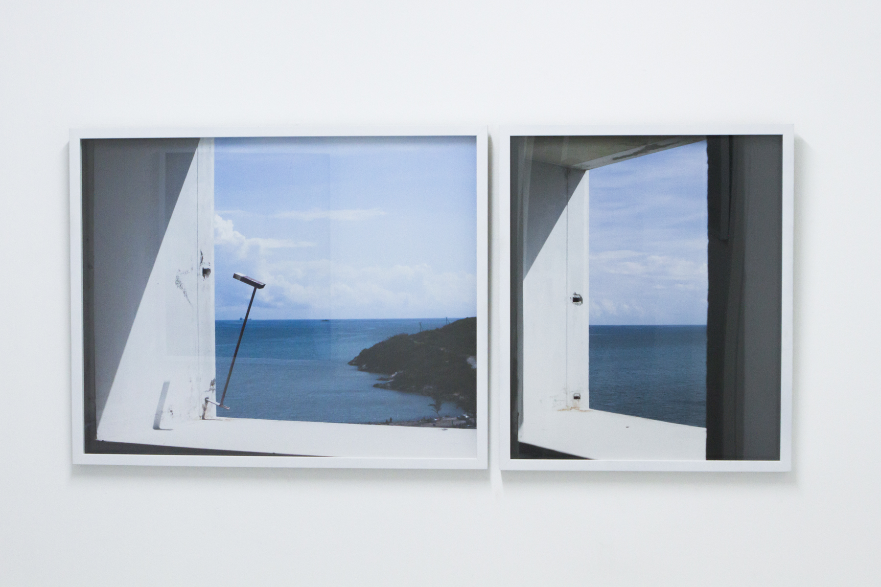 Window II ( Diptych) , 2016. Installation View, "FORUM" at NLS Kingston - Kingston, Jamaica. Photographic C-Print on Kodak Endura Paper – 24x 36, 24x19 in.