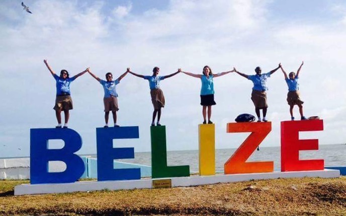 Students from the Ocean Academy, Caye Caulker, Belize. YDCCF provided a grant to improve infrastructure; purchase equipment for environmental workshops; help obtain a tour operator license for the student entrepreneur programs; and provide scholarships.
