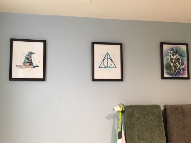 The sorting hat , the deathly hallows, and Snape's patronus.