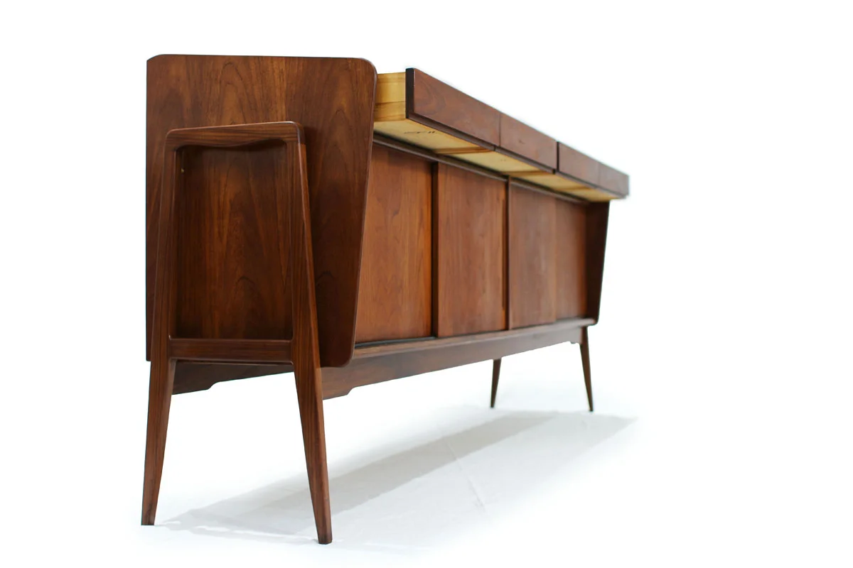 Scandinavian Expo 67 Teak wood 4 Door 4 Drawer Mid-century Modern Credenza/Sideboard
